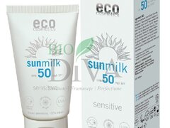 Lapte de plaja bio SPF 50 pentru piele sensibila cu ulei de zmeura